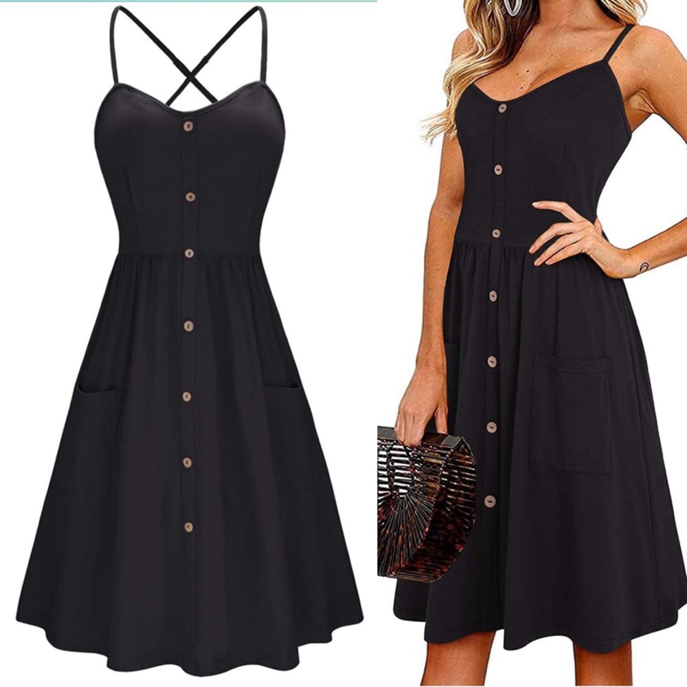 NWT Pocketed MIDI Dress